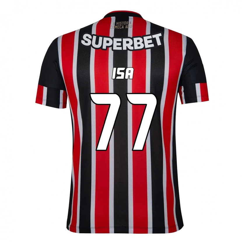 Danxen Herren Isa #77 Rot Schwarz Weiß Auswärtstrikot Trikot 2025/26 T-Shirt Schweiz