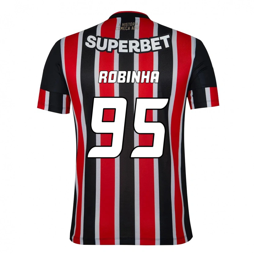 Danxen Herren Robinha #95 Rot Schwarz Weiß Auswärtstrikot Trikot 2025/26 T-Shirt Schweiz