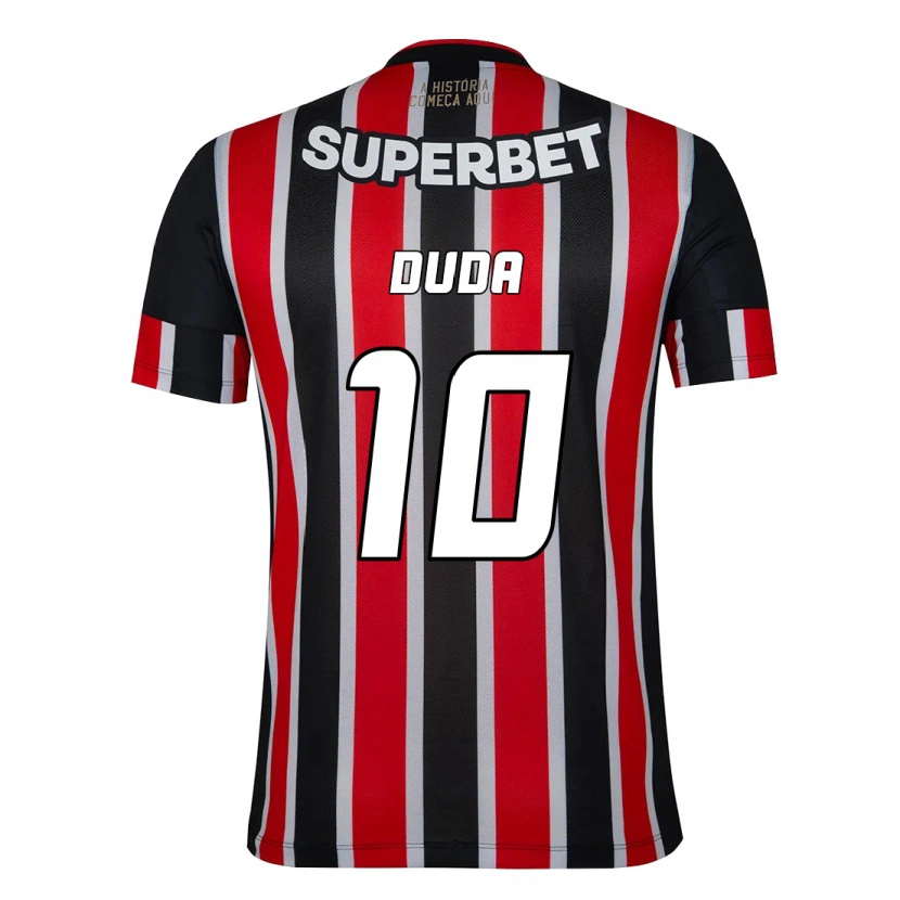 Danxen Herren Duda #10 Rot Schwarz Weiß Auswärtstrikot Trikot 2025/26 T-Shirt Schweiz