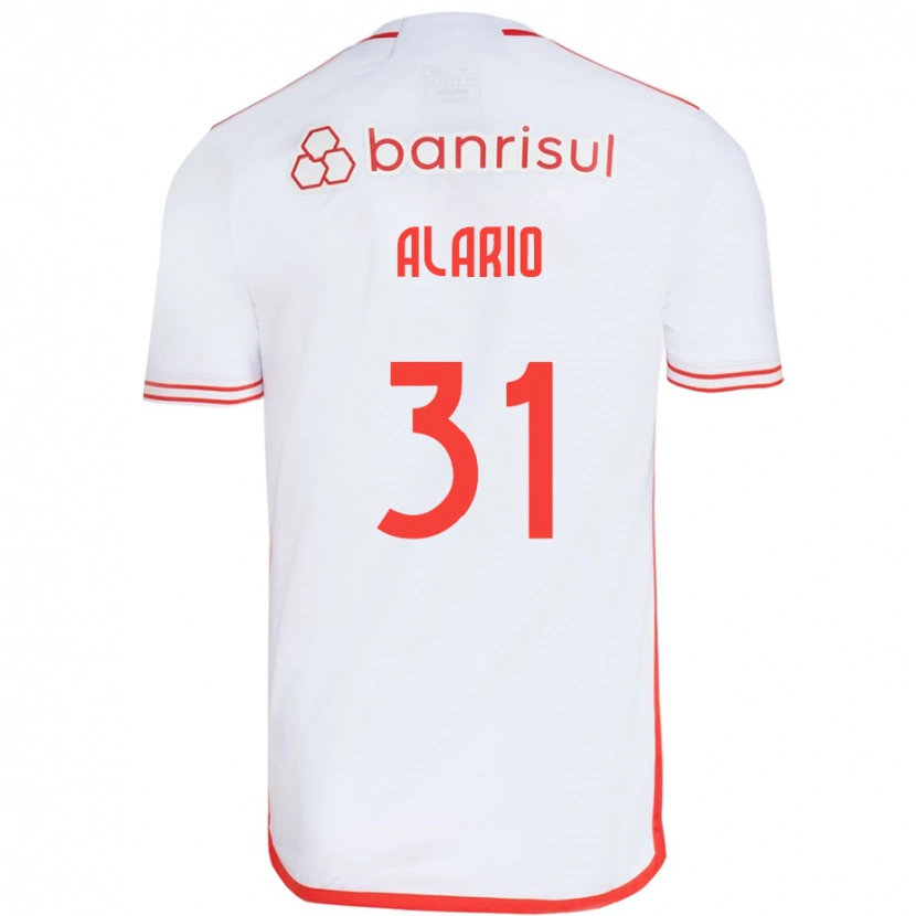 Danxen Herren Lucas Alario #31 Rot Weiß Auswärtstrikot Trikot 2025/26 T-Shirt Schweiz