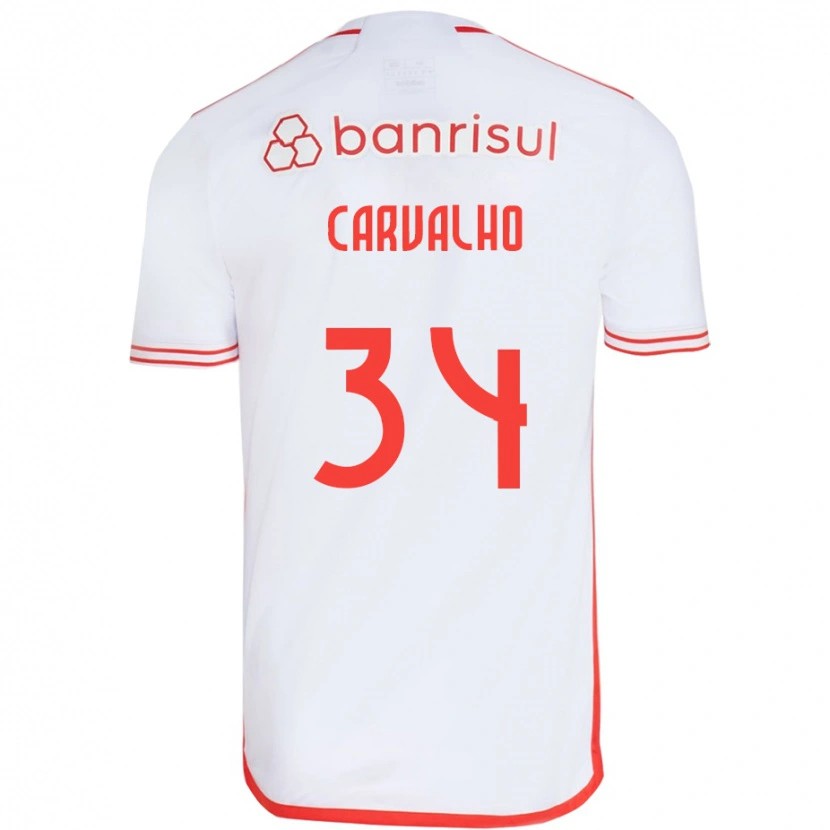 Danxen Herren Gabriel Carvalho #34 Rot Weiß Auswärtstrikot Trikot 2025/26 T-Shirt Schweiz