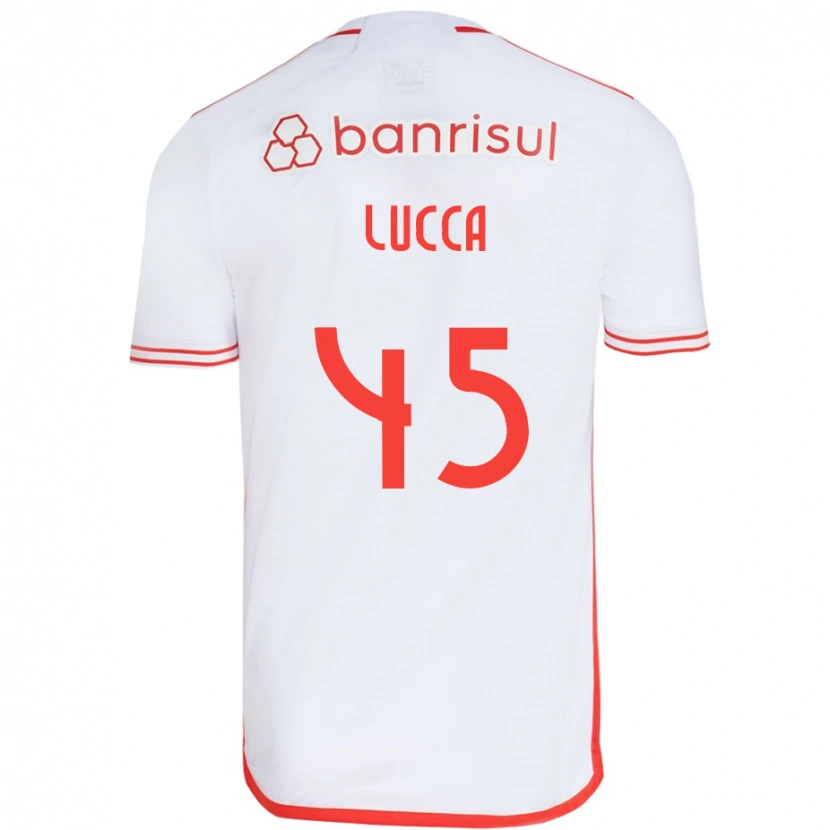 Danxen Herren Lucca #45 Rot Weiß Auswärtstrikot Trikot 2025/26 T-Shirt Schweiz
