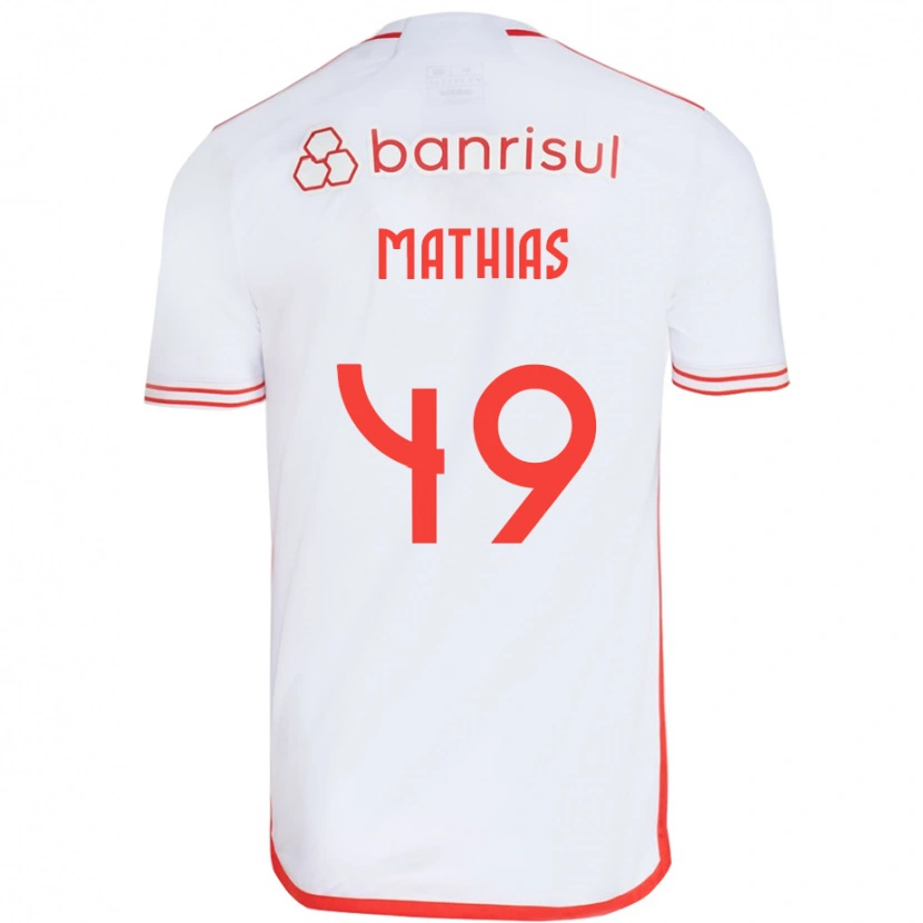 Danxen Herren Ricardo Mathias #49 Rot Weiß Auswärtstrikot Trikot 2025/26 T-Shirt Schweiz