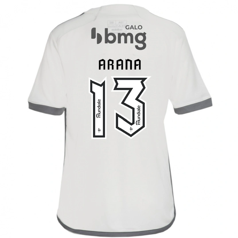 Danxen Herren Guilherme Arana #13 Weiß Schwarz Auswärtstrikot Trikot 2025/26 T-Shirt Schweiz