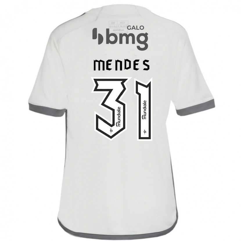 Danxen Herren Matheus Mendes #31 Weiß Schwarz Auswärtstrikot Trikot 2025/26 T-Shirt Schweiz