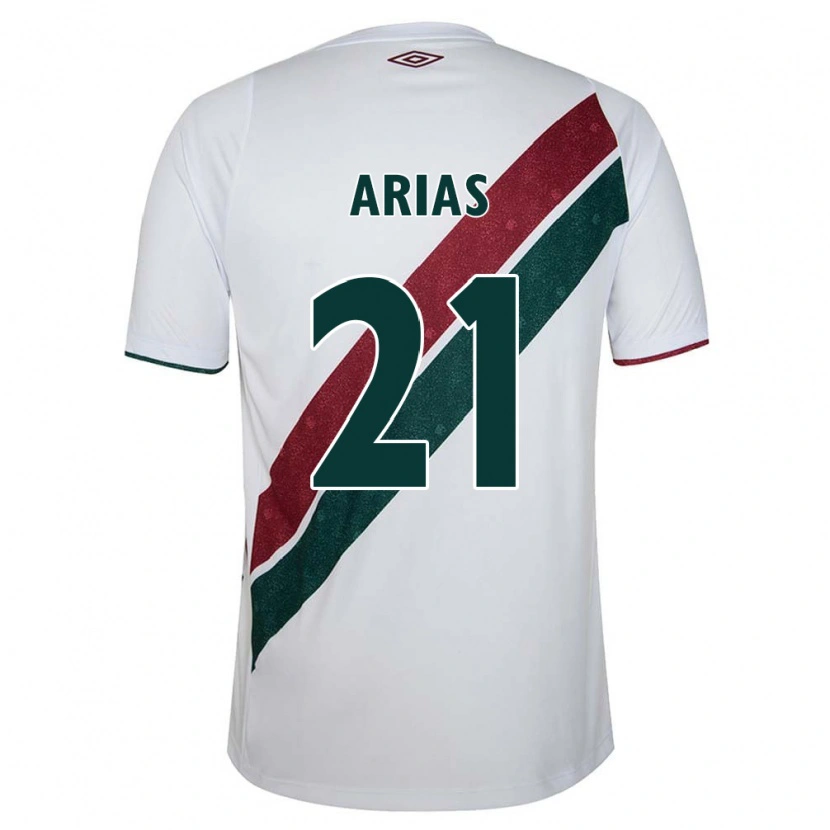 Danxen Herren Jhon Arias #21 Grün Kastanienbraun Weiß Auswärtstrikot Trikot 2025/26 T-Shirt Schweiz