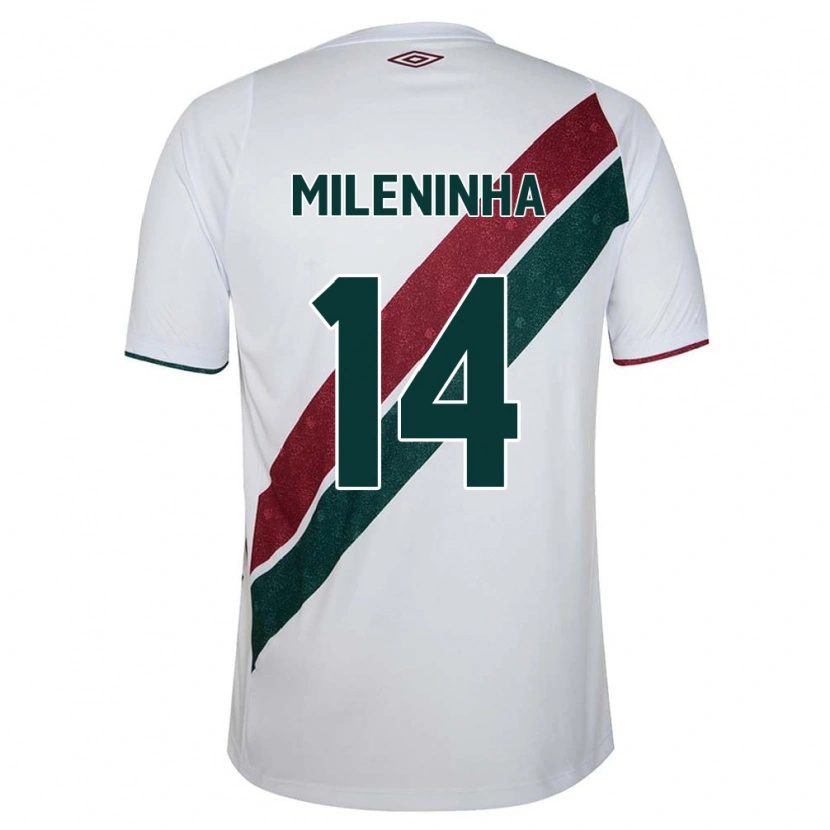Danxen Herren Mileninha #14 Grün Kastanienbraun Weiß Auswärtstrikot Trikot 2025/26 T-Shirt Schweiz
