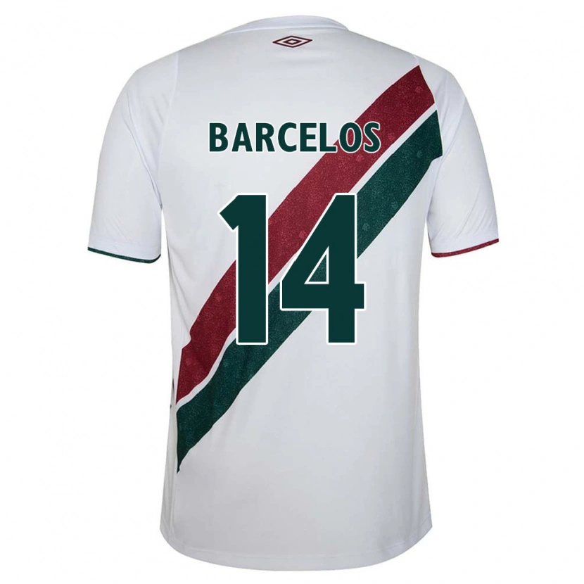 Danxen Herren Danilo Barcelos #14 Grün Kastanienbraun Weiß Auswärtstrikot Trikot 2025/26 T-Shirt Schweiz