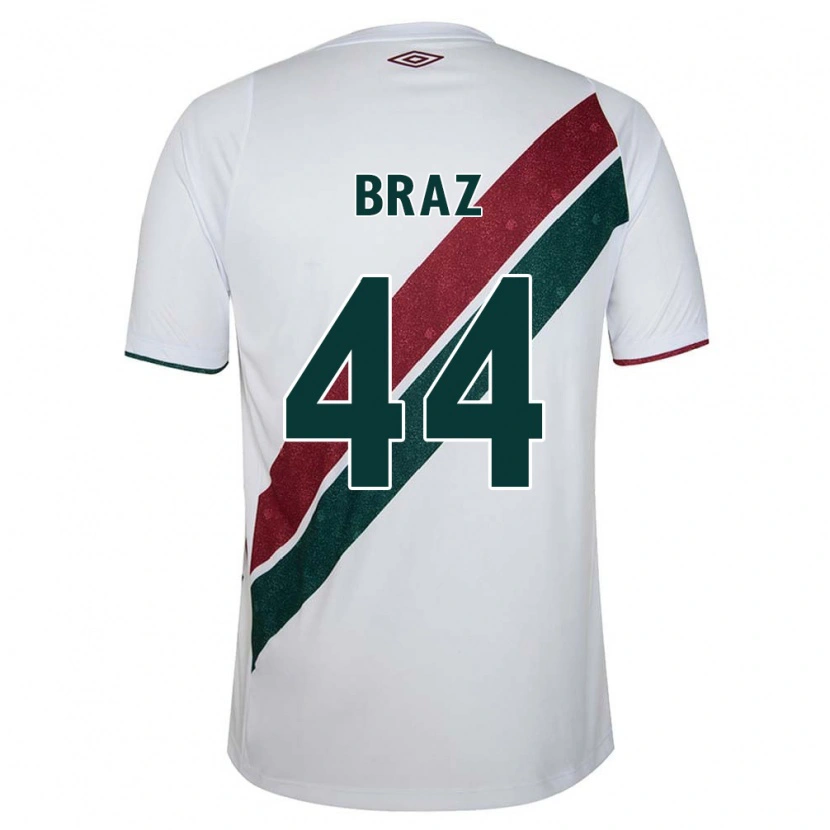 Danxen Herren David Braz #44 Grün Kastanienbraun Weiß Auswärtstrikot Trikot 2025/26 T-Shirt Schweiz