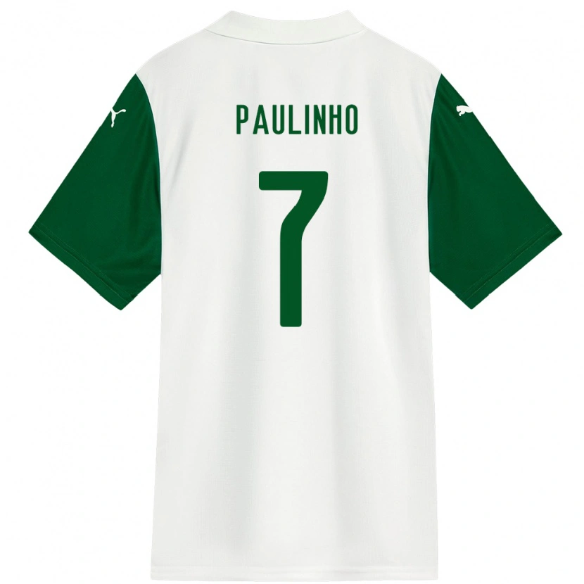 Danxen Herren Paulinho #7 Grün Weiß Auswärtstrikot Trikot 2025/26 T-Shirt Schweiz