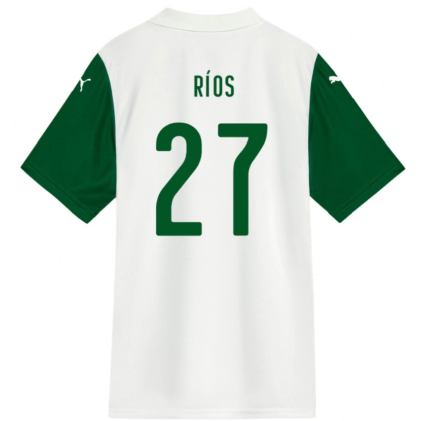 Danxen Herren Richard Ríos #27 Grün Weiß Auswärtstrikot Trikot 2025/26 T-Shirt Schweiz