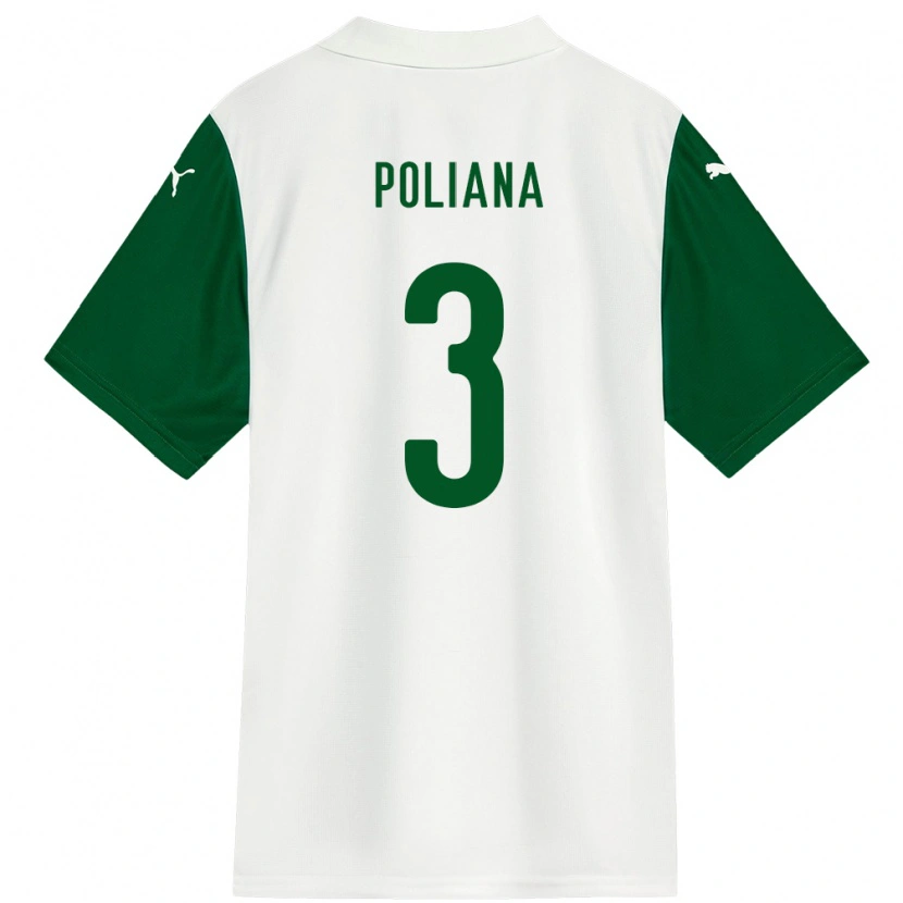 Danxen Herren Poliana #3 Grün Weiß Auswärtstrikot Trikot 2025/26 T-Shirt Schweiz