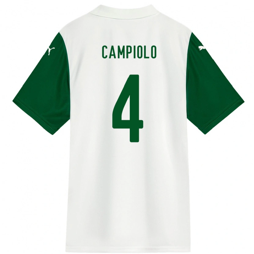 Danxen Herren Giovanna Campiolo #4 Grün Weiß Auswärtstrikot Trikot 2025/26 T-Shirt Schweiz