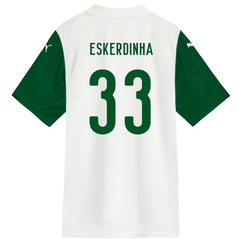 Danxen Herren Eskerdinha #33 Grün Weiß Auswärtstrikot Trikot 2025/26 T-Shirt Schweiz