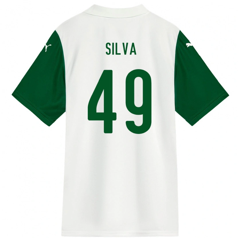 Danxen Herren Gabriel Silva #49 Weiß Grün Auswärtstrikot Trikot 2025/26 T-Shirt Schweiz