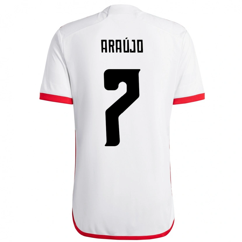 Danxen Herren Luiz Araújo #7 Rot Schwarz Auswärtstrikot Trikot 2025/26 T-Shirt Schweiz