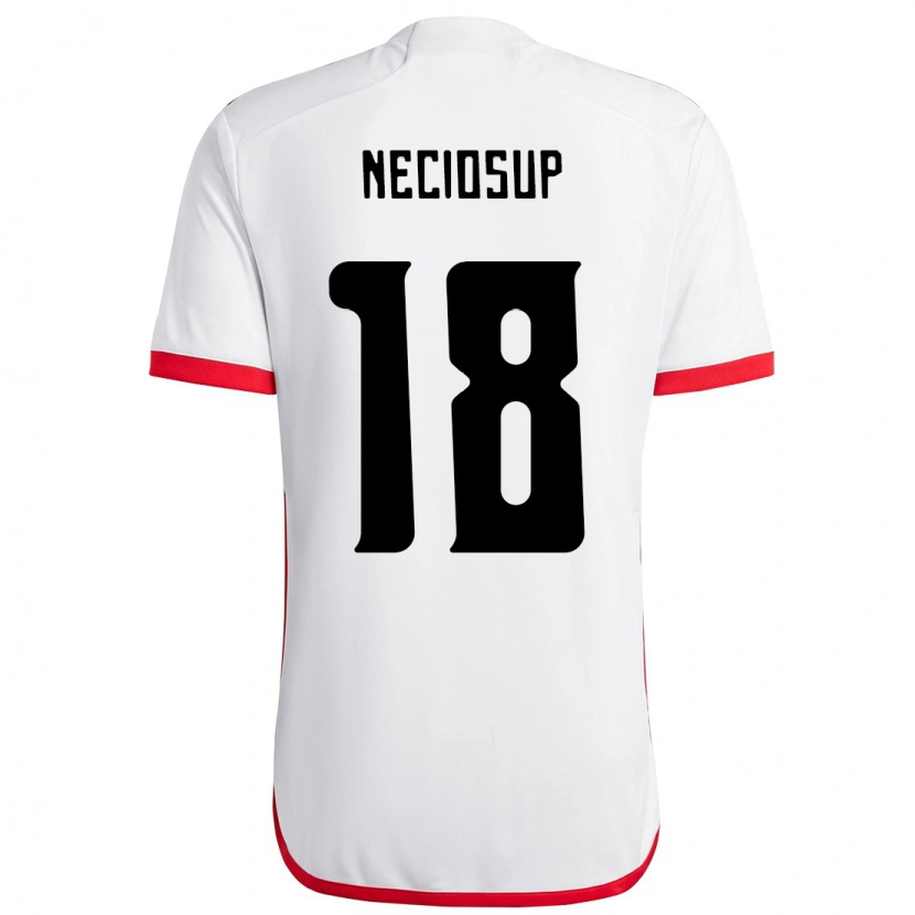 Danxen Herren Adriano Neciosup #18 Rot Schwarz Auswärtstrikot Trikot 2025/26 T-Shirt Schweiz