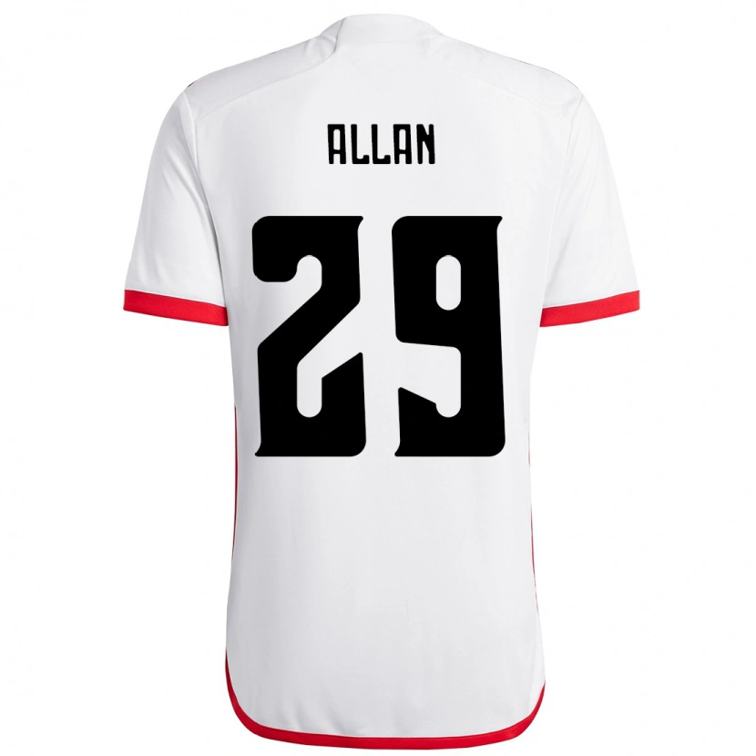Danxen Herren Allan #29 Rot Schwarz Auswärtstrikot Trikot 2025/26 T-Shirt Schweiz