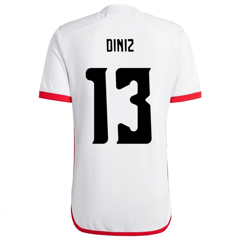Danxen Herren Renata Diniz #13 Rot Schwarz Auswärtstrikot Trikot 2025/26 T-Shirt Schweiz
