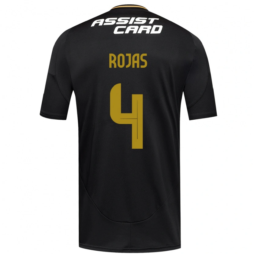 Danxen Herren Javier Rojas #4 Schwarz Weiß Gelb Auswärtstrikot Trikot 2025/26 T-Shirt Schweiz