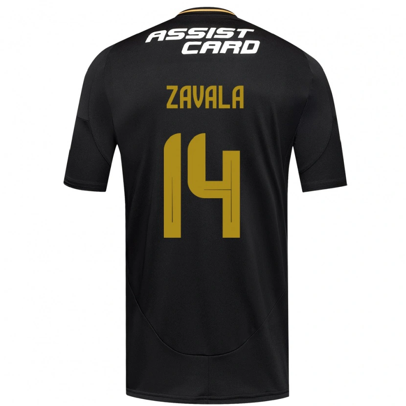 Danxen Herren Cristián Zavala #14 Schwarz Weiß Gelb Auswärtstrikot Trikot 2025/26 T-Shirt Schweiz