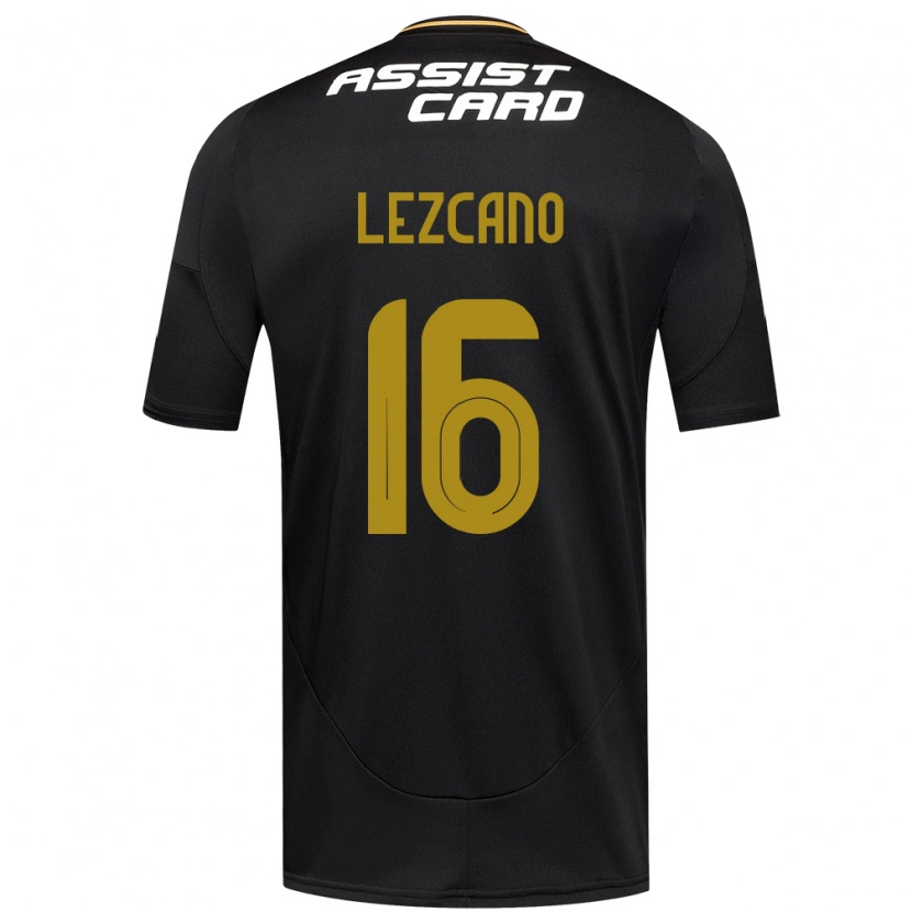 Danxen Herren Darío Lezcano #16 Schwarz Weiß Gelb Auswärtstrikot Trikot 2025/26 T-Shirt Schweiz