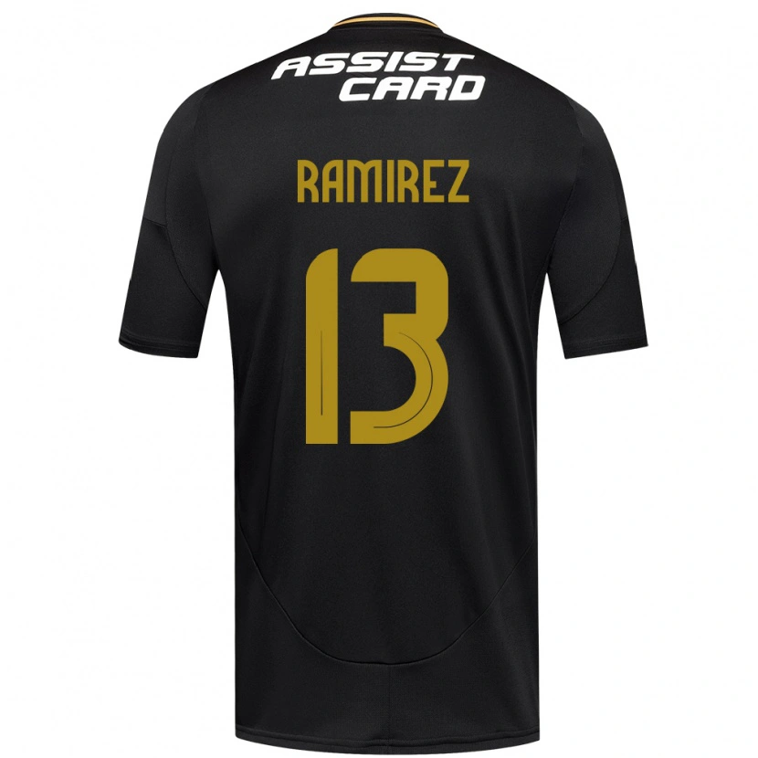Danxen Herren Fernanda Ramírez #13 Schwarz Weiß Auswärtstrikot Trikot 2025/26 T-Shirt Schweiz