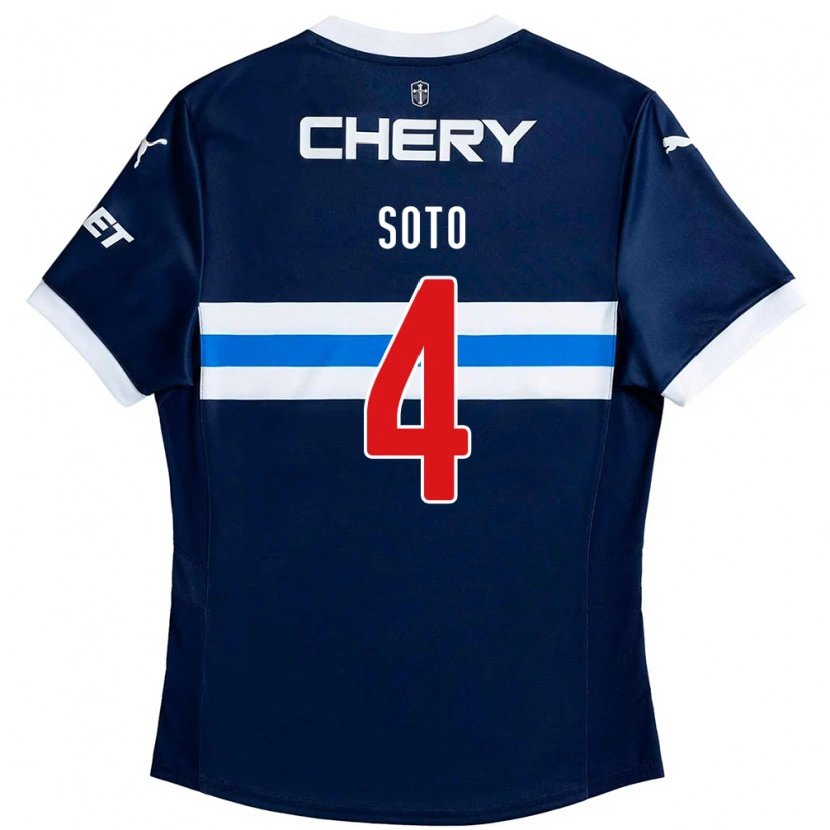 Danxen Herren Guillermo Soto #4 Schwarz Blau Auswärtstrikot Trikot 2025/26 T-Shirt Schweiz