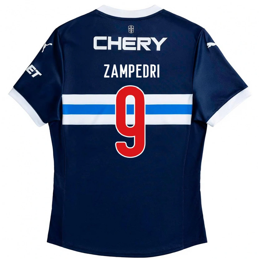 Danxen Herren Fernando Zampedri #9 Schwarz Blau Auswärtstrikot Trikot 2025/26 T-Shirt Schweiz