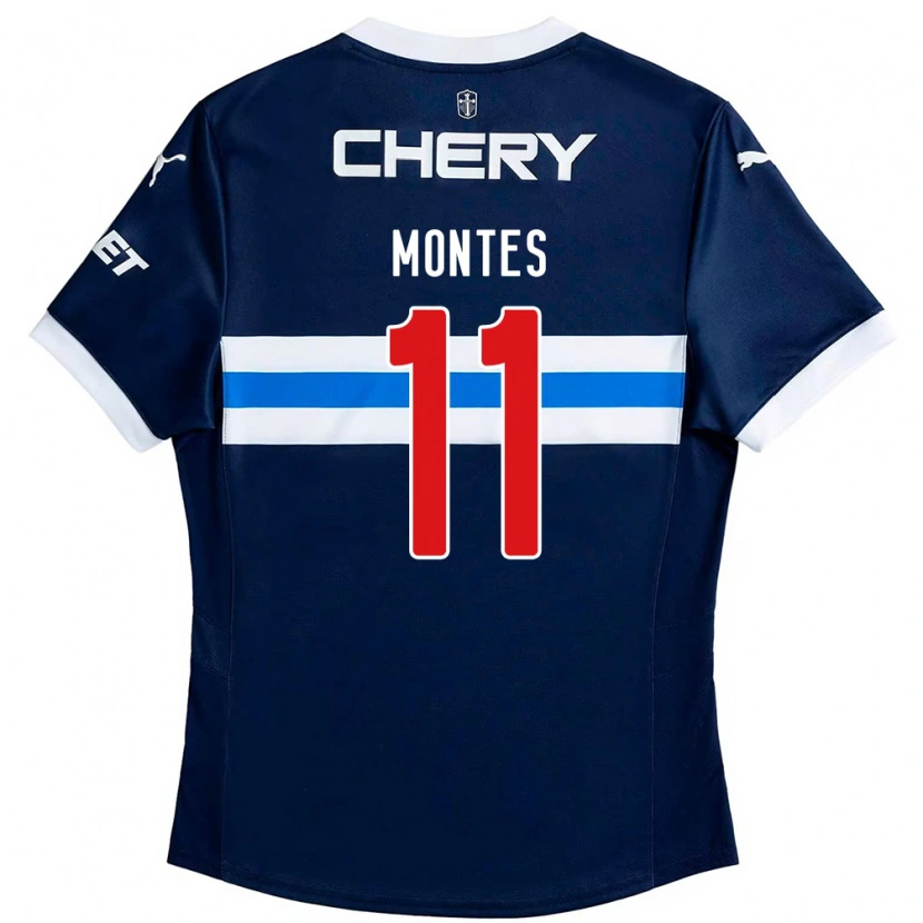 Danxen Herren Clemente Montes #11 Schwarz Blau Auswärtstrikot Trikot 2025/26 T-Shirt Schweiz