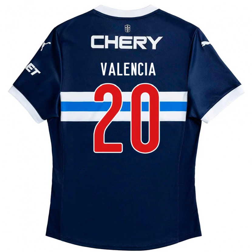 Danxen Herren Jhojan Valencia #20 Schwarz Blau Auswärtstrikot Trikot 2025/26 T-Shirt Schweiz