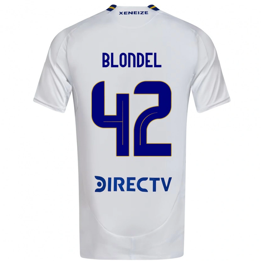 Danxen Herren Lucas Blondel #42 Königsblau Gelb Auswärtstrikot Trikot 2025/26 T-Shirt Schweiz