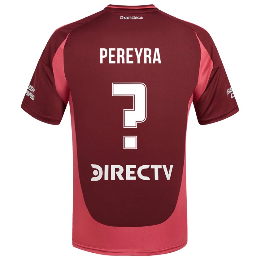 Danxen Herren Lautaro Pereyra #0 Burgunder Magenta Auswärtstrikot Trikot 2025/26 T-Shirt Schweiz