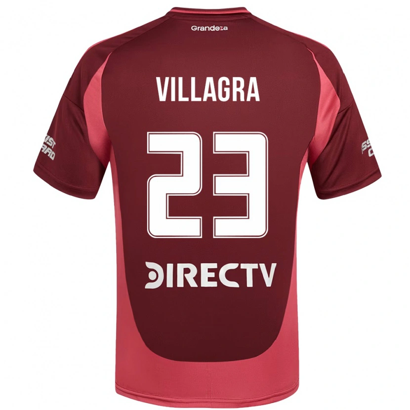 Danxen Herren Rodrigo Villagra #23 Weiß Rot Auswärtstrikot Trikot 2025/26 T-Shirt Schweiz
