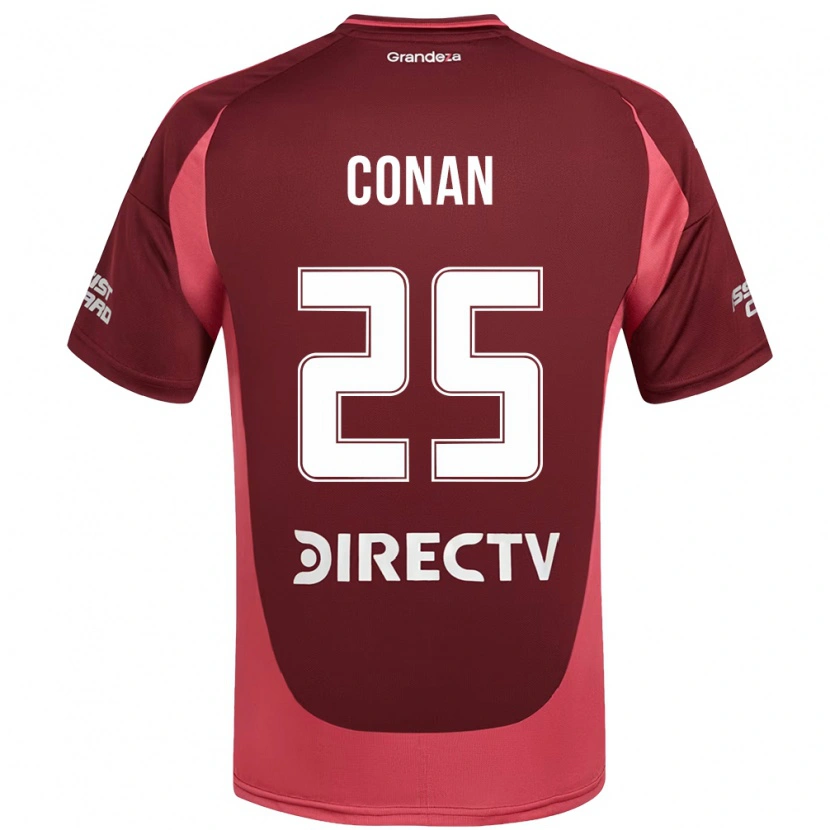 Danxen Herren Conan Ledesma #25 Weiß Rot Auswärtstrikot Trikot 2025/26 T-Shirt Schweiz