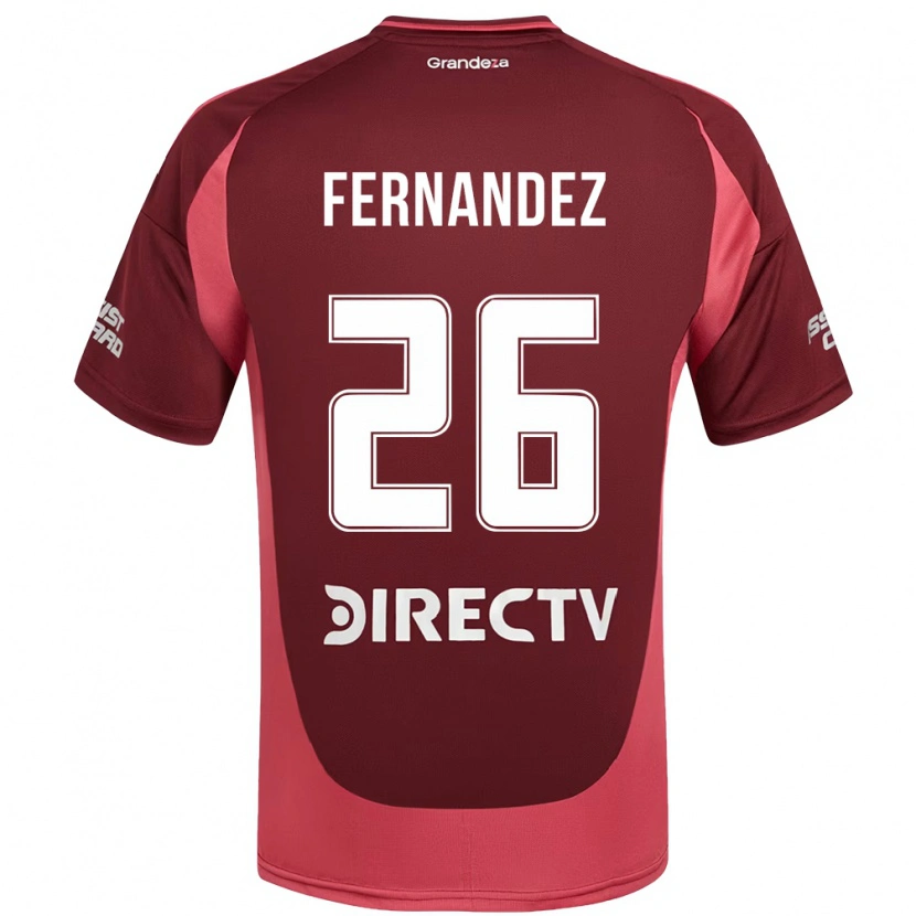 Danxen Herren Nacho Fernández #26 Weiß Rot Auswärtstrikot Trikot 2025/26 T-Shirt Schweiz