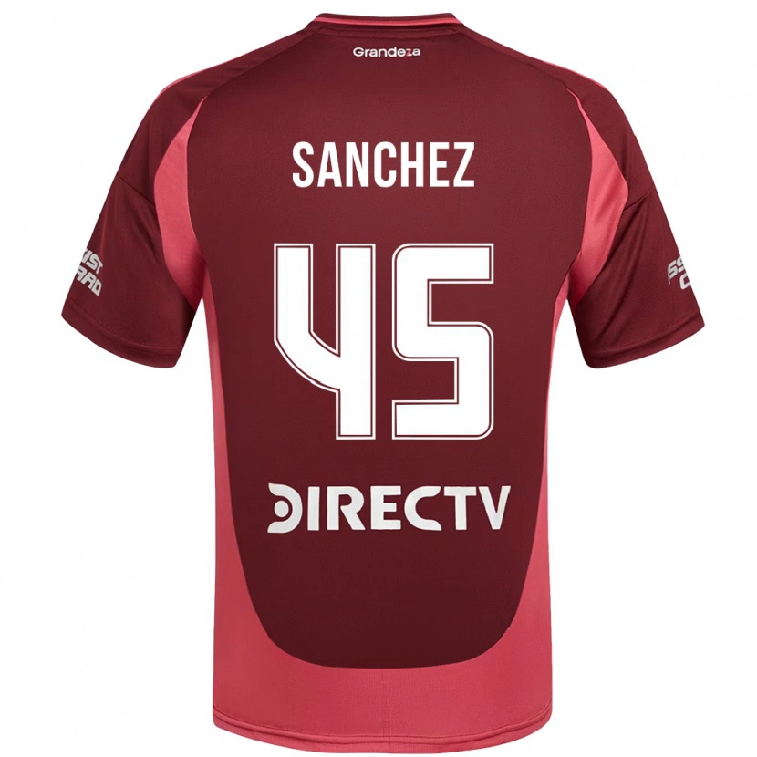 Danxen Herren Sebastián Sánchez #45 Weiß Rot Auswärtstrikot Trikot 2025/26 T-Shirt Schweiz