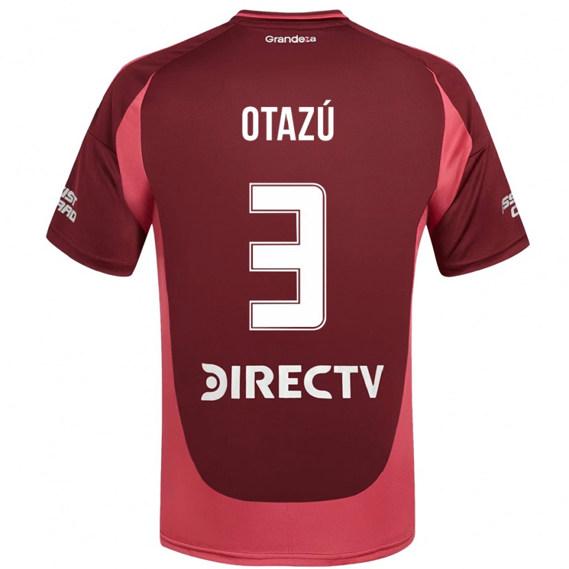 Danxen Herren Milagros Otazú #3 Weiß Rot Auswärtstrikot Trikot 2025/26 T-Shirt Schweiz