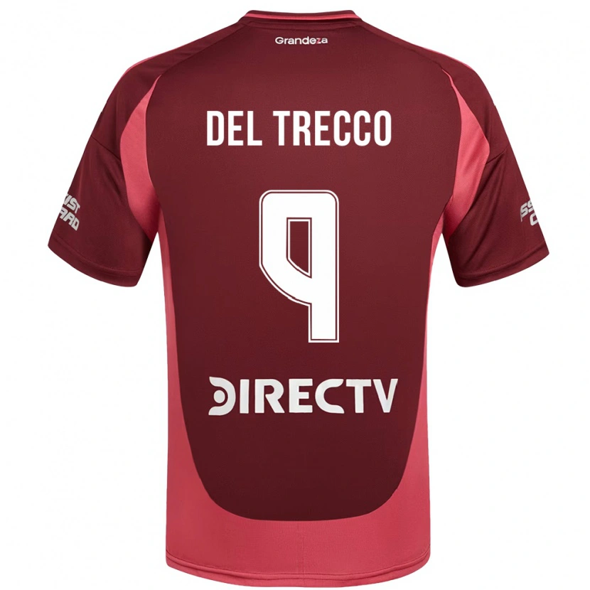 Danxen Herren Martina Del Trecco #9 Weiß Rot Auswärtstrikot Trikot 2025/26 T-Shirt Schweiz
