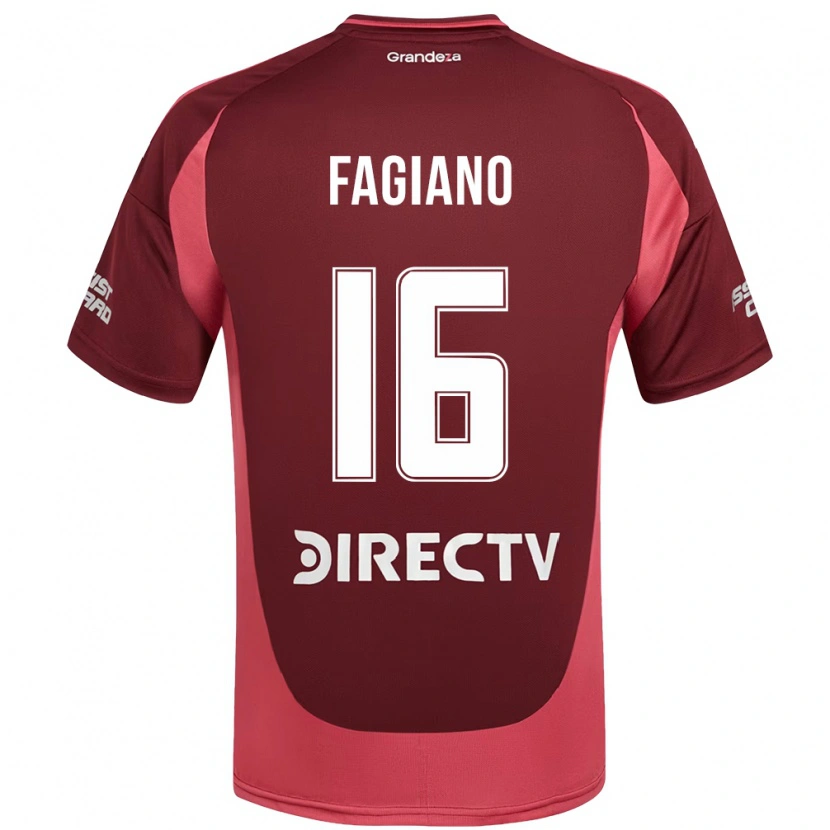 Danxen Herren Paloma Fagiano #16 Burgunder Magenta Auswärtstrikot Trikot 2025/26 T-Shirt Schweiz