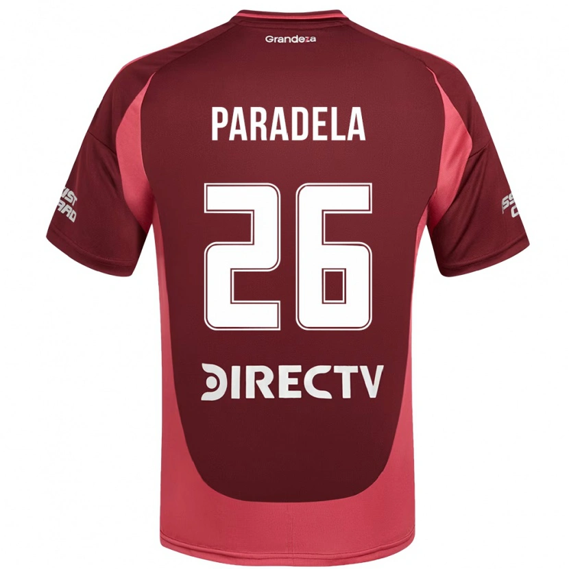 Danxen Herren Jose Paradela #26 Weiß Rot Auswärtstrikot Trikot 2025/26 T-Shirt Schweiz
