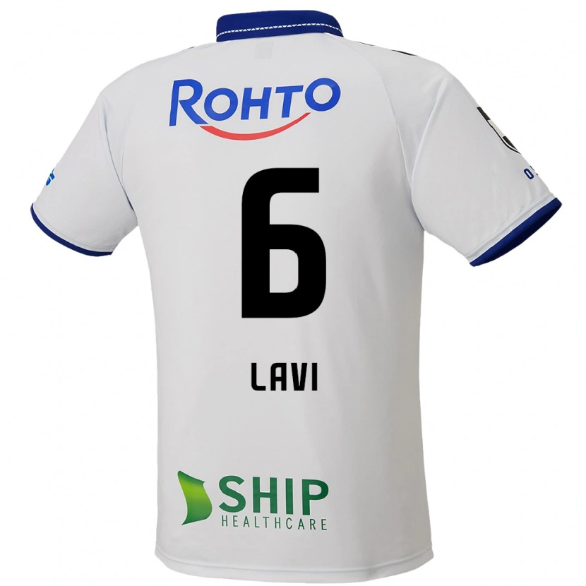 Danxen Herren Neta Lavi #6 Blau Weiß Schwarz Auswärtstrikot Trikot 2025/26 T-Shirt Schweiz