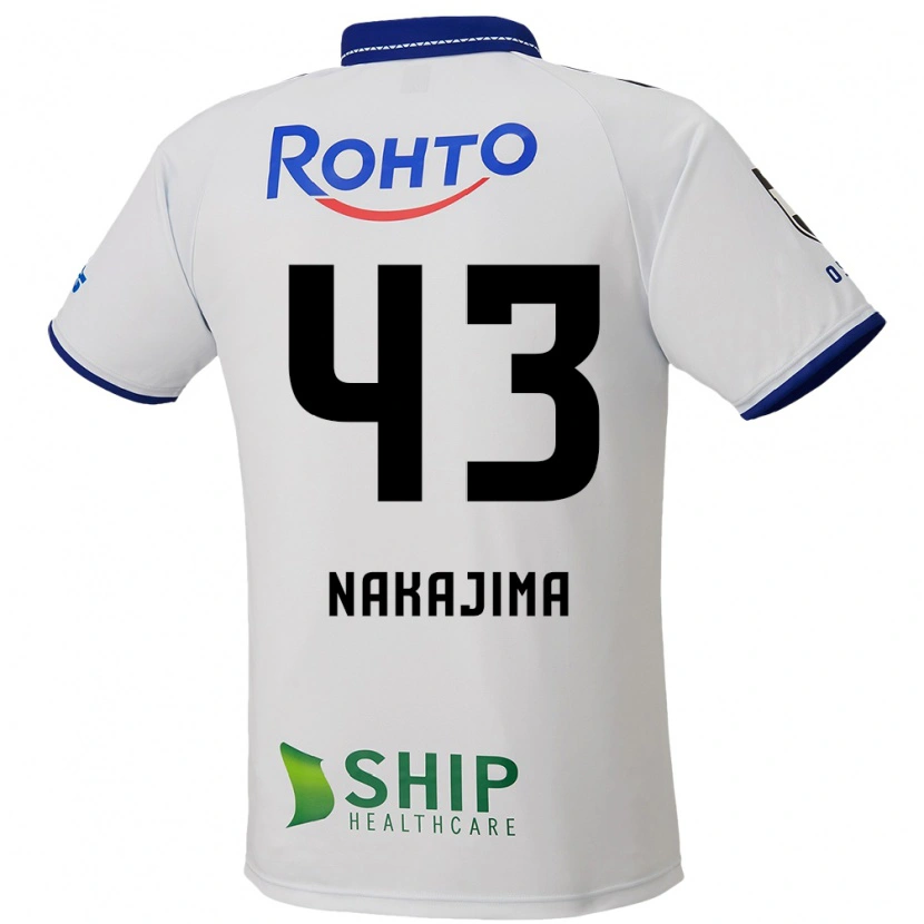 Danxen Herren Yugo Nakajima #43 Blau Weiß Schwarz Auswärtstrikot Trikot 2025/26 T-Shirt Schweiz