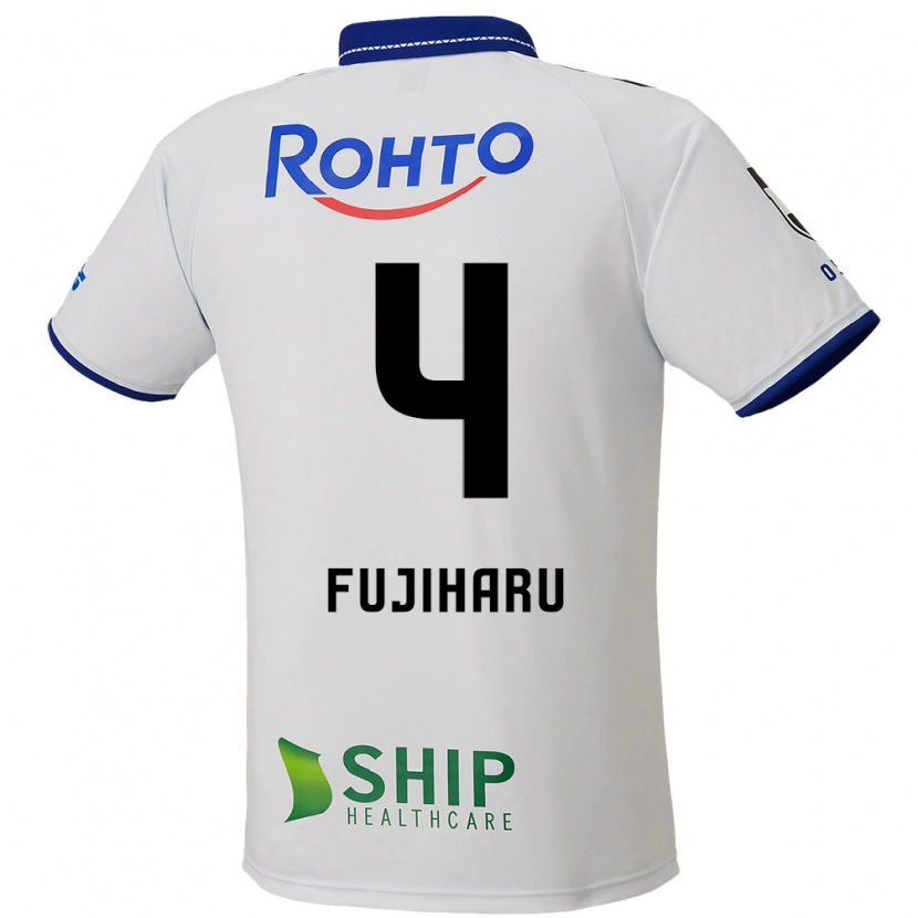 Danxen Herren Hiroki Fujiharu #4 Blau Weiß Schwarz Auswärtstrikot Trikot 2025/26 T-Shirt Schweiz