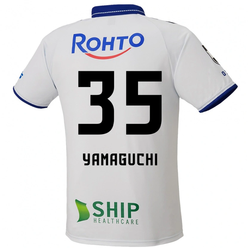 Danxen Herren Tatsuya Yamaguchi #35 Blau Weiß Schwarz Auswärtstrikot Trikot 2025/26 T-Shirt Schweiz