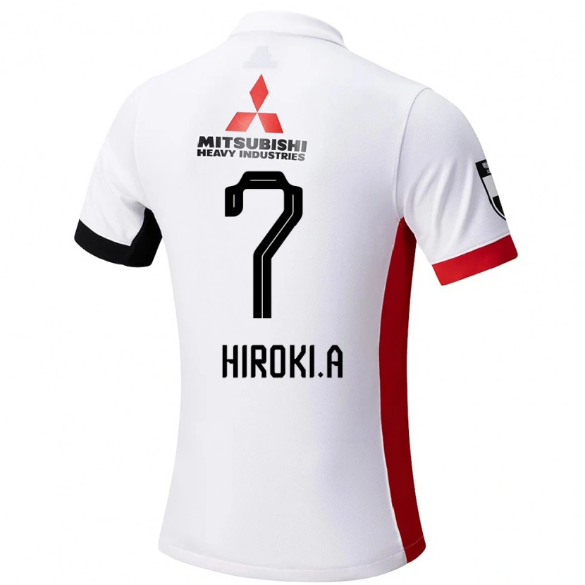 Danxen Herren Hiroki Abe #7 Rot Weiß Auswärtstrikot Trikot 2025/26 T-Shirt Schweiz