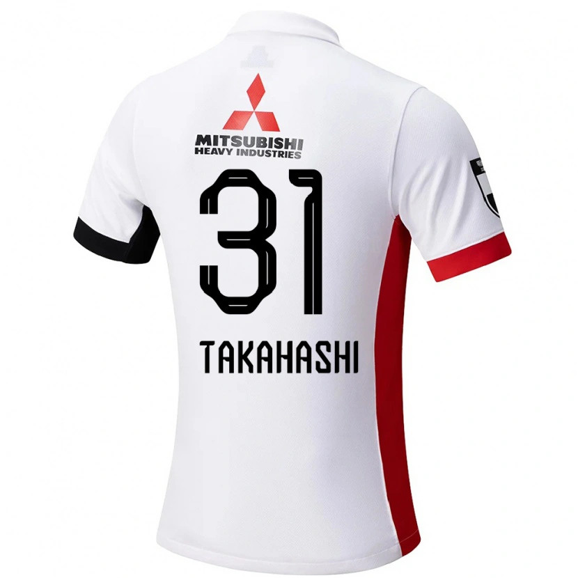 Danxen Herren Atsuro Takahashi #31 Rot Weiß Auswärtstrikot Trikot 2025/26 T-Shirt Schweiz