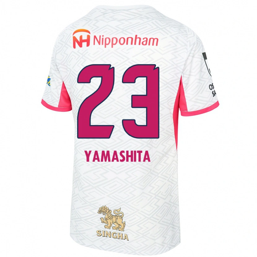 Danxen Herren Tatsuya Yamashita #23 Sakura Rosa Weiß Auswärtstrikot Trikot 2025/26 T-Shirt Schweiz