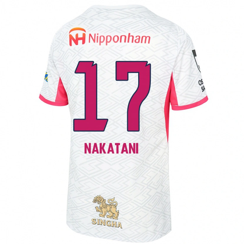 Danxen Herren Rina Nakatani #17 Sakura Rosa Weiß Auswärtstrikot Trikot 2025/26 T-Shirt Schweiz
