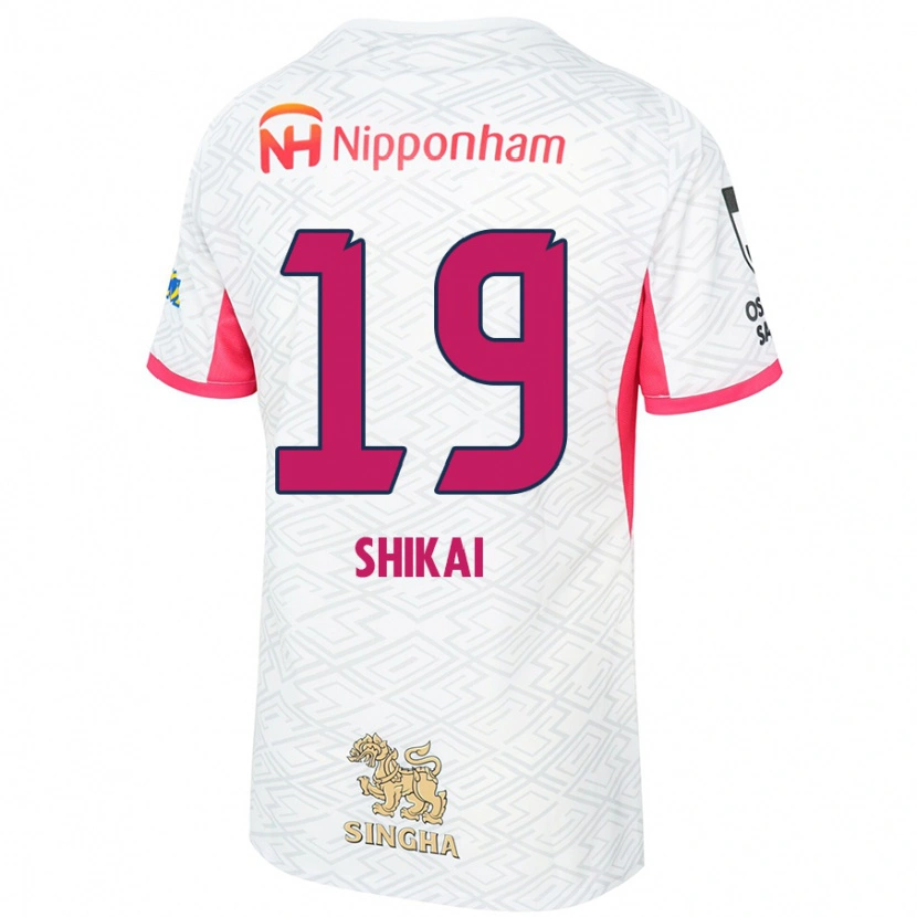 Danxen Herren Yukina Shikai #19 Sakura Rosa Weiß Auswärtstrikot Trikot 2025/26 T-Shirt Schweiz